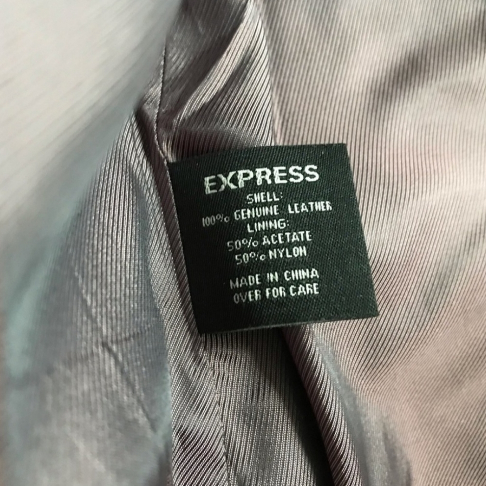 Express Genuine Leather Jacket - Picture 6 of 9